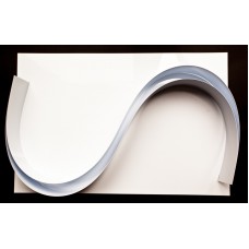 Chocolate Form Sheets 600 x 400 x 0.42mm cut sheets white gloss upvc (UPVC60x40) 
